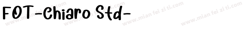 FOT-Chiaro Std字体转换